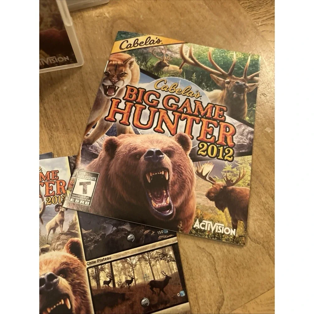 Cabela's Big Game Hunter 2012 (Sony PlayStation 3) PS3 Game CIB Manual
